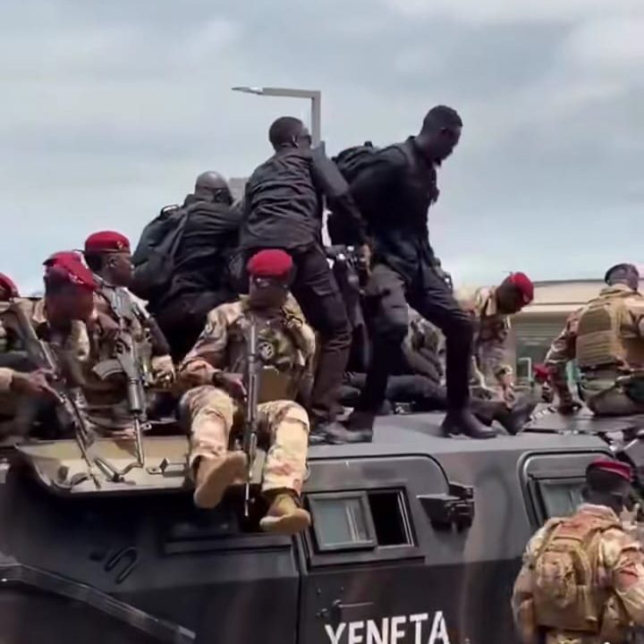 Guinea’s Doumbouya Returns from Greece Amid Tight Security as Political Tensions Mount
