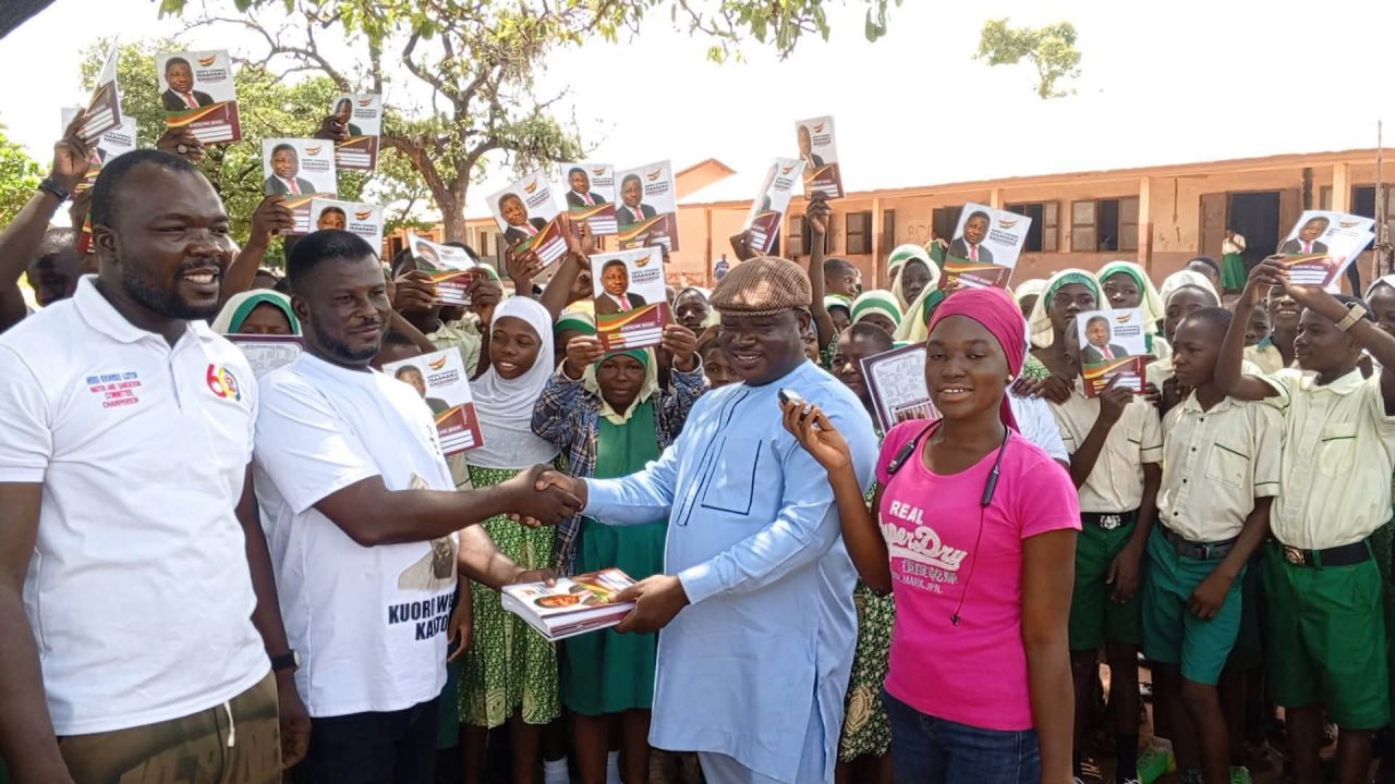 ONE BOOK, ONE CHILD, ONE FUTURE: AMIDU CHENNIA SUPPORTS 8 SCHOOLS WITH 1,450 EXERCISE BOOKS
