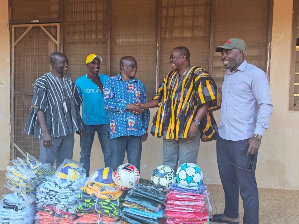 DVLA Deputy CEO Donates Sports Equipment to Bole District Education Directorate